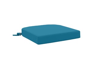 Coussin de siège, coussin d'assise en 1 pièce soest 100 % polyester bleu clair cf55826