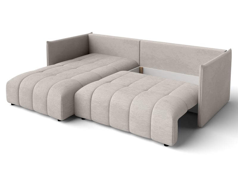 Canapé d’angle convertible gaziante 245 cm beige avec coffre Gaziante - Conforama B