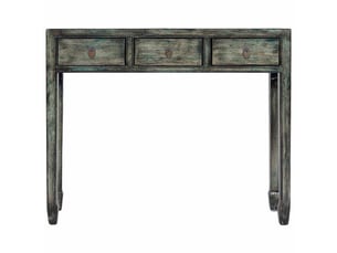 Porte-manteau en bois bleu 104x27x85 cm h