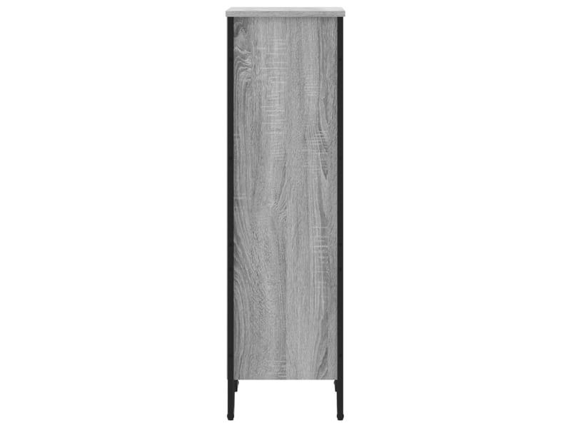  Bibliothèque, meuble de rangement salon sonoma gris 50x31x106 cm bois d'ingénierie  - Conforama E