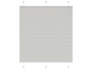 Store plissé, store de fenêtre gris clair 115x150cm largeur du tissu 114,4cm cf46878