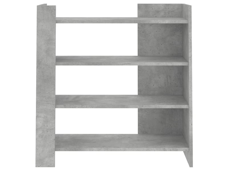  Buffet - bahut - meuble de rangement gris béton 73,5x35x75 cm bois d'ingénierie  - Conforama D