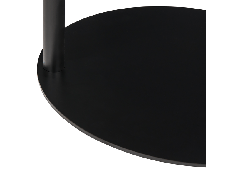  Table d'appoint kensico métal noir  - Conforama E