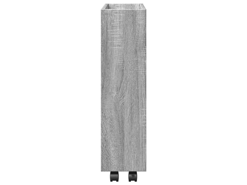  Chariot de rangement étroit pour bureau 3 niveaux sonoma gris shl42311  - Conforama E