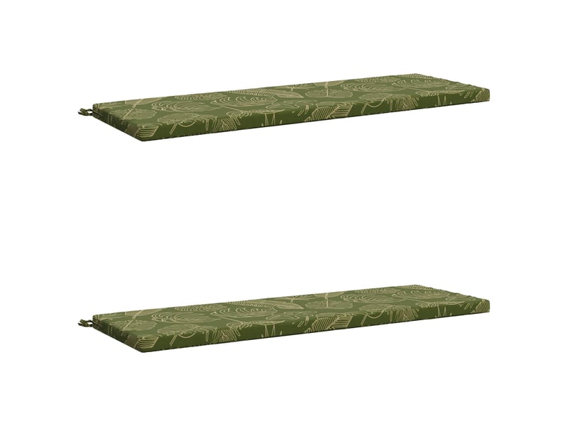  Lot de 2 coussins de banc, coussins d'assise soest 100 % polyester cf56875  - Conforama A