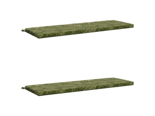 Lot de 2 coussins de banc, coussins d'assise soest 100 % polyester cf56875