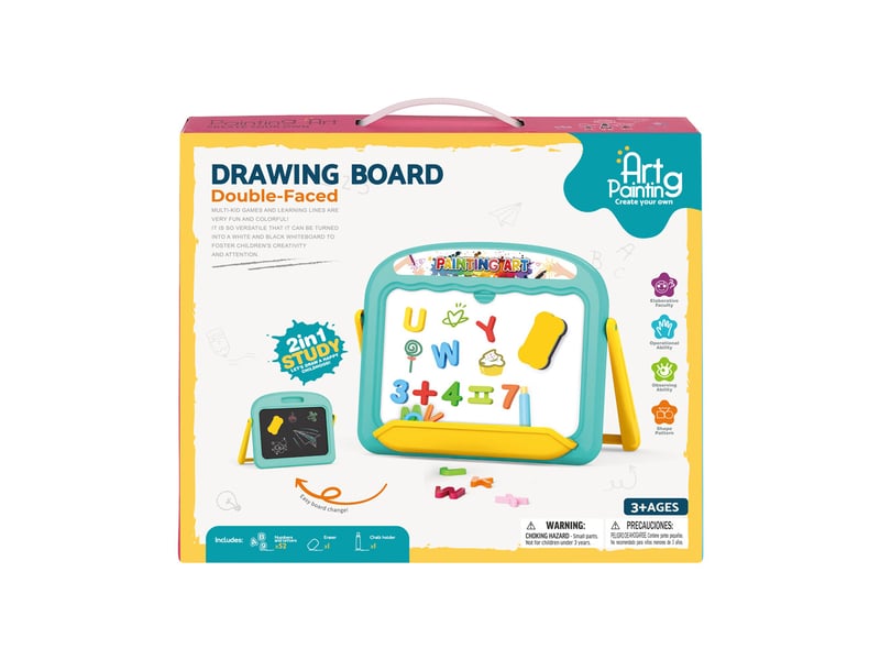  Tableau de dessin double face 66 pieces theme maison age 3+ A2602493 - Conforama A
