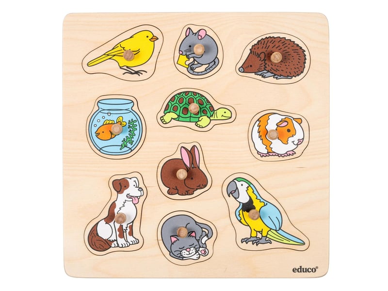  Educo animaux domestiques  10 pièces de puzzle 8719924041076 - Conforama B