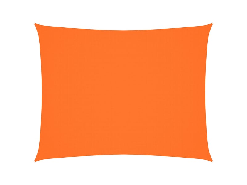 Voile de parasol - voile d'ombrage tissu oxford rectangulaire 3x4,5 m orange  - Conforama A