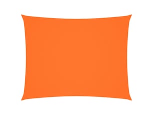 Voile de parasol - voile d'ombrage tissu oxford rectangulaire 3x4,5 m orange
