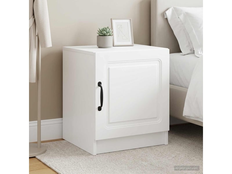  Table de chevet - cabinet de chevet - table de nuit 2 pièces blanc 43 x 34,5 x 47 cm  - Conforama C