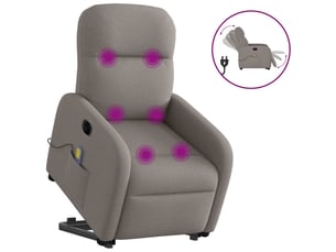 Fauteuil relax électrique  <strong></strong> Tissu taupe