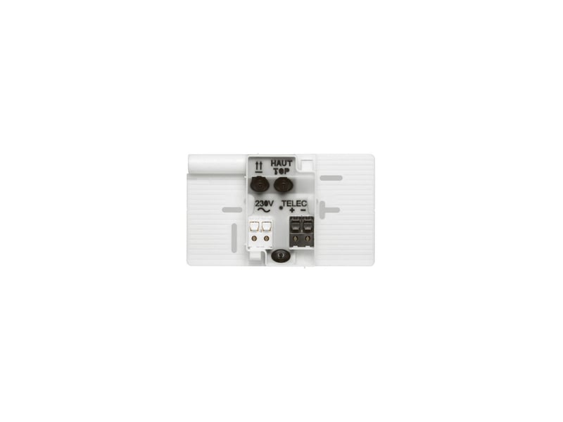 Eclairage de sortie de secours led sati connecte 45 lm 1h ip43 ik07 en saillie ou encastre 417985 - Conforama B
