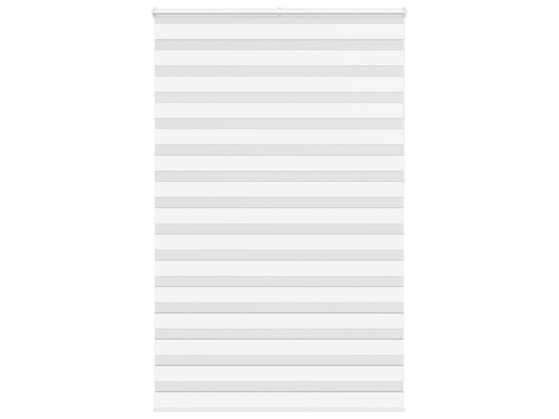 Store zèbre, store de fenêtre blanc 150x230 cm largeur du tissu 145,9cm polyester cf48382 - Conforama B