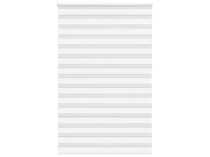 Store zèbre, store de fenêtre blanc 150x230 cm largeur du tissu 145,9cm polyester cf48382