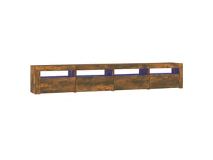 Meuble tv coloris marron 240 cm <strong></strong> <strong></strong>