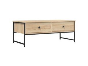 Table basse rectangulaire coloris marron  