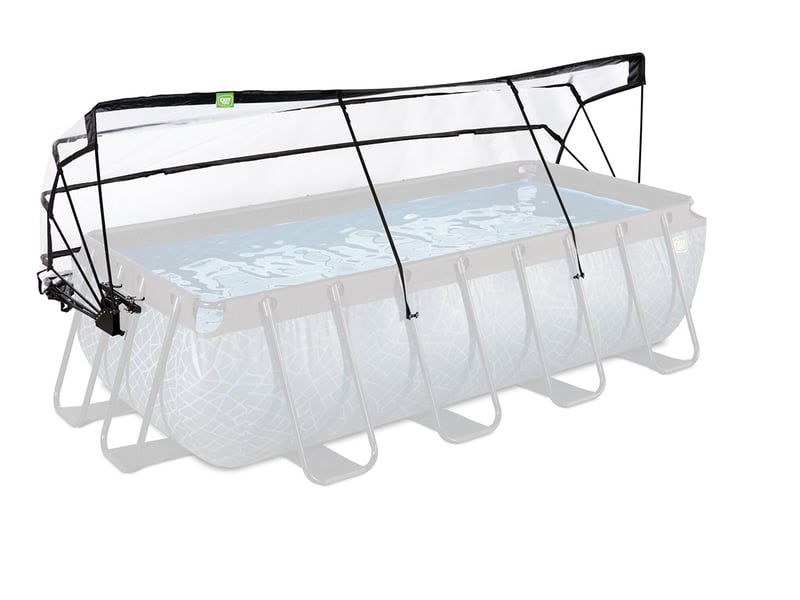  Dôme pour piscine tubulaire rectangulaire 4,00 x 2,00 m - exit toys  - Conforama B
