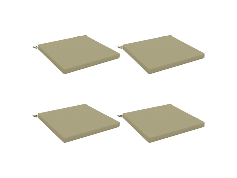 Lot de 4 coussins de siège, coussins d'assise soest 100 % polyester cf60142 - Conforama A
