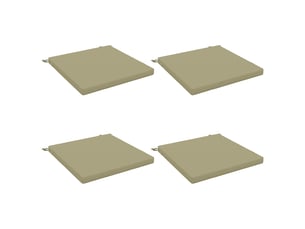 Lot de 4 coussins de siège, coussins d'assise soest 100 % polyester cf60142
