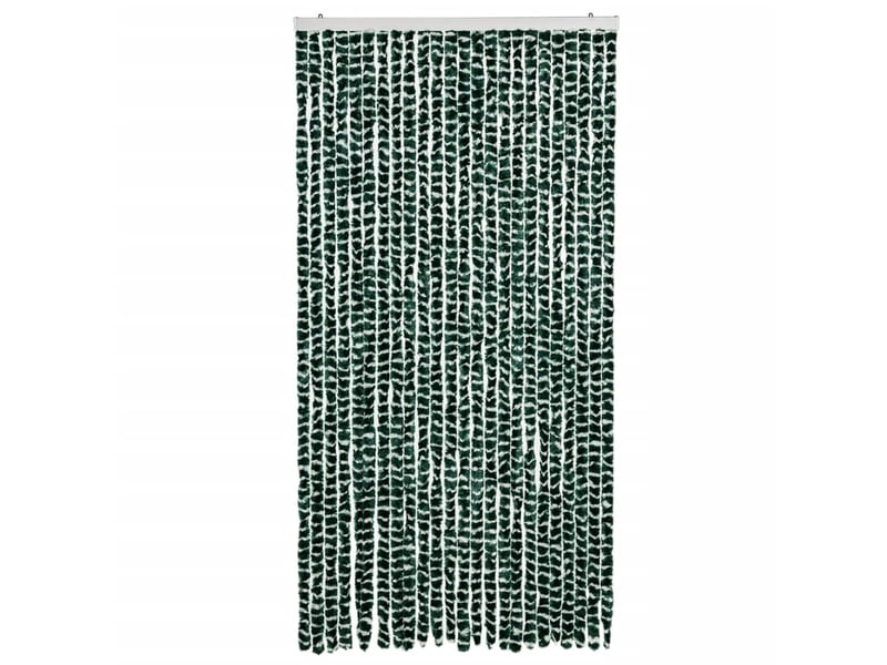  Rideau anti-mouches, moustiquaire vert et blanc 100x200 cm chenille cf43584  - Conforama C