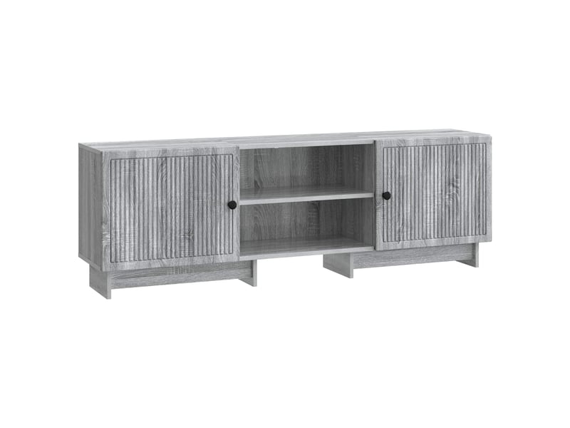  Meuble tv - banc tv - meuble de rangement 150 x 31 x 50 cm sonoma gris bois d’ingénierie  - Conforama A