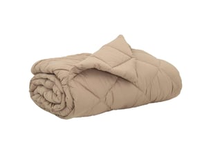 Duvet - couette d'été simple 220 x 200 cm été 200 gsm taupe