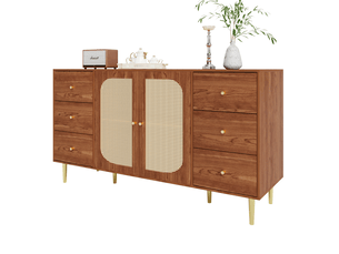 Meuble tv coloris marron 160 cm MEUBLIV  