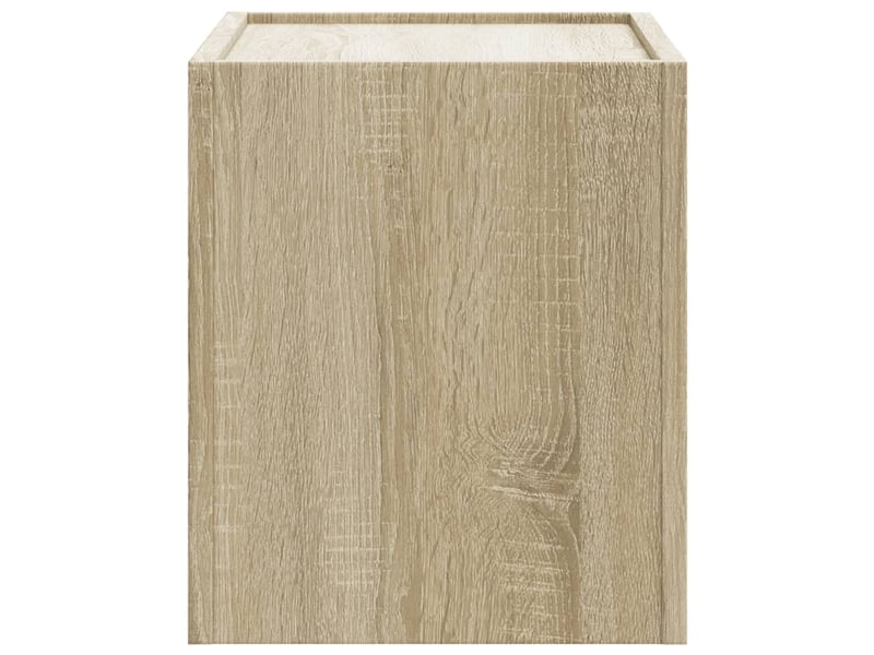 Lot de 2 tables de chevet - cabinet de chevet - table de nuit murales chêne sonoma 45x30x35 cm - Conforama E