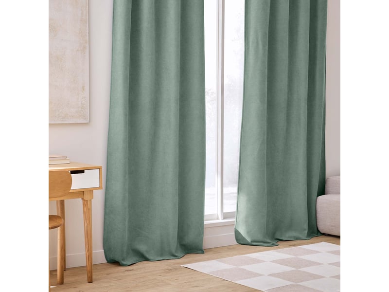  Rideau isolant thermique spleen 140x260cm vert cèdre  - Conforama D