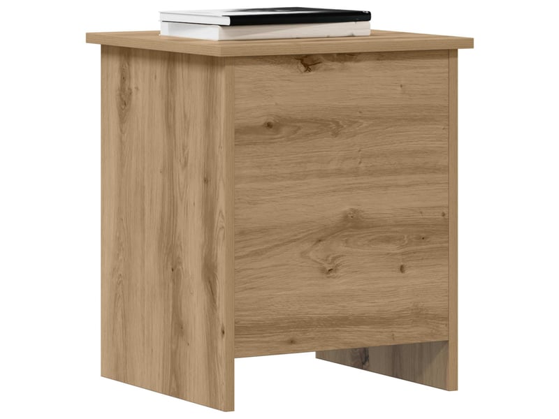  Coffre de rangement, boîte de rangement de rangement chêne artisanal 40x40x50 cm  - Conforama C