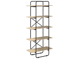 Étagère 5 niveaux, étagère de rangement 80 x 35 x 175,5 cm pb chêne sonoma