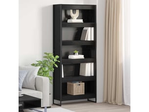 Bibliotheque coloris noir <strong></strong> <strong></strong> - 80 cm x 189.5 cm