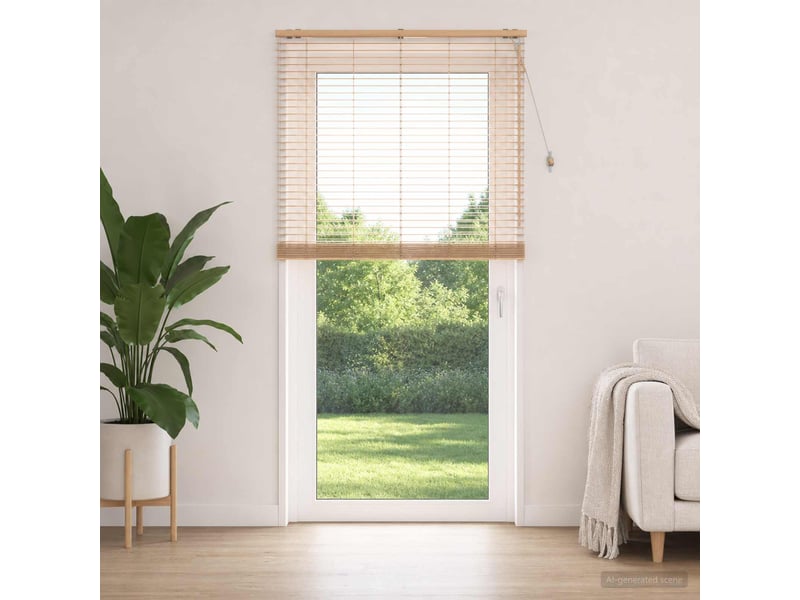  Store vénitien, store de fenêtre aspect chêne 130 x 250 cm 35 mm cf47624  - Conforama B
