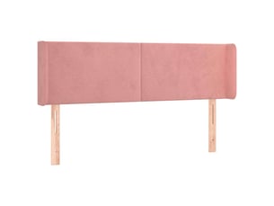 Tete de lit A poser largeur 147 cm   rose