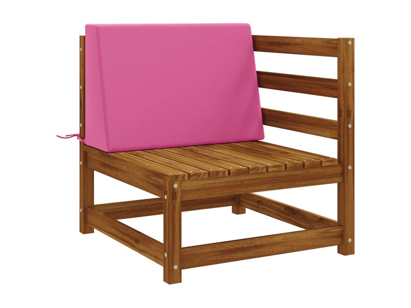  Coussin de dossier, coussin de dos soest 100 % polyester rose 60 x 20 x 40 cm cf55233  - Conforama C