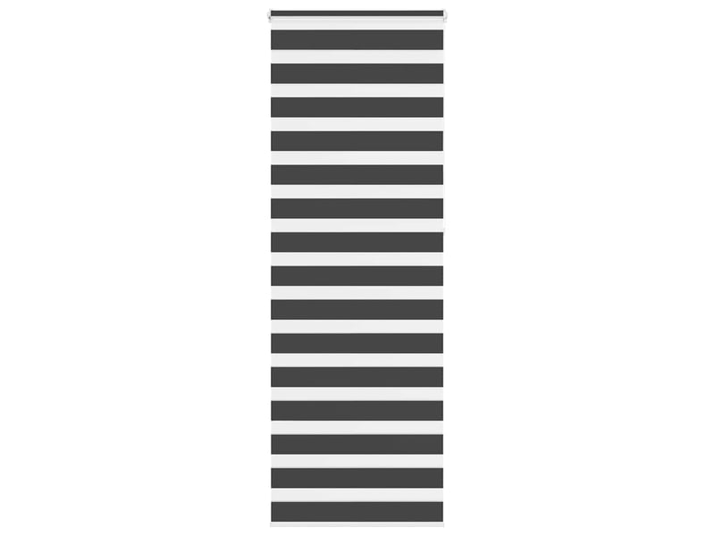  Store zèbre, store de fenêtre noir 75x230 cm largeur du tissu 70,9 cm polyester cf48936  - Conforama B