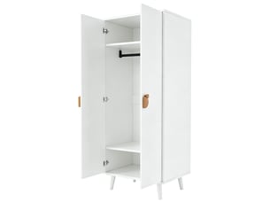 Armoire,70x55x170 cm,2 portes avec rangement,mdf,blanc