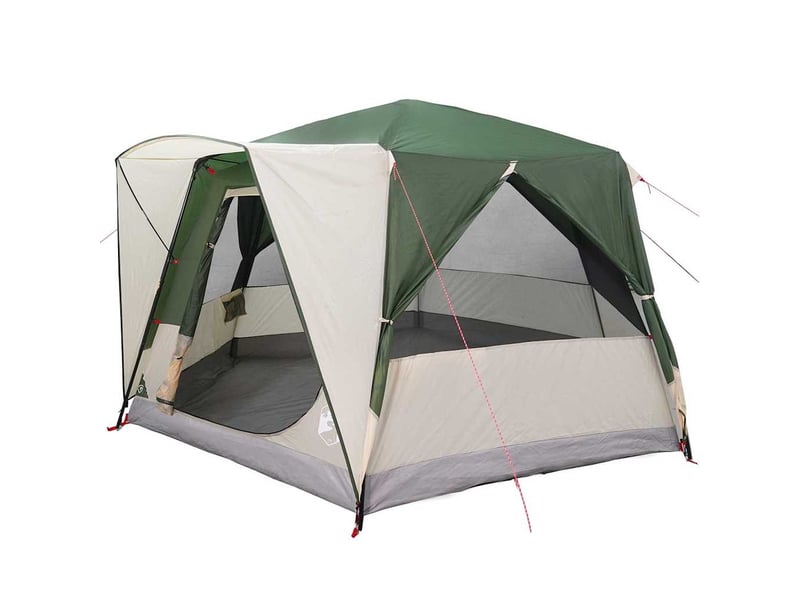  Tente de camping 5 personnes 5 personne vert et blanc  - Conforama A