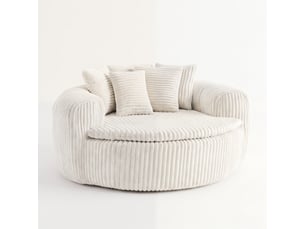 Pouf / repose pied <strong></strong> <strong>IKSETERA TRADING LTD</strong> beige
