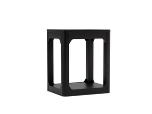 Table basse coloris noir <strong>BEAUNIV</strong> <strong></strong> - 40 cmx50 cm