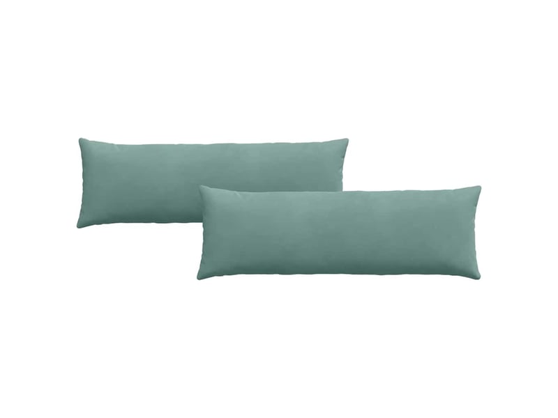  Lot de 2 coussins de canapé, coussins décoratifs vert mer 120 x 40 cm cf59209  - Conforama A