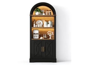 Buffet 2 porte(s)   <strong></strong> <strong>Morn Vibe</strong> - 76.2 cm coloris noir 