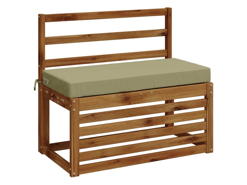 Coussin de banc, coussin d'assise, coussin de canapé soest 100 % polyester vert clair 60 x 40 x 8 cm cf53709 - Conforama C