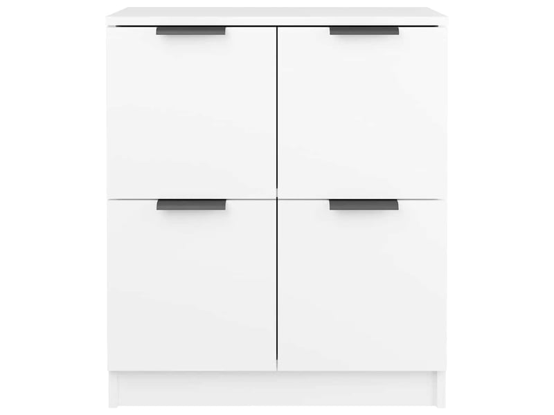  Buffets 2 pcs - bahut - meuble de rangement blanc 60x30x70 cm bois d'ingénierie  - Conforama D