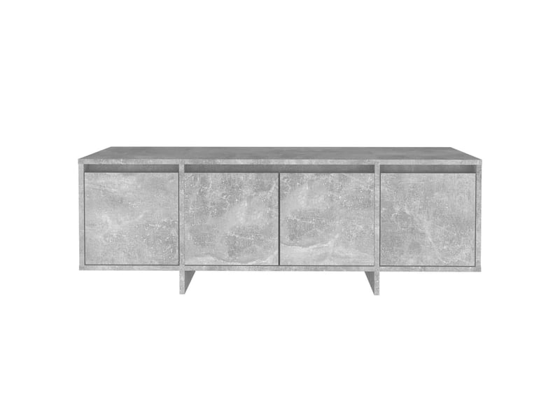  Meuble tv - banc tv - meuble de rangement gris béton 120x30x40,5 cm bois d'ingénierie  - Conforama E