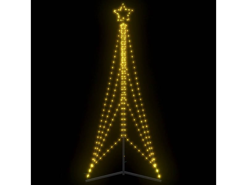  Sapin de noël - arbre de noël à led 483 led blanc chaud 240 cm  - Conforama B