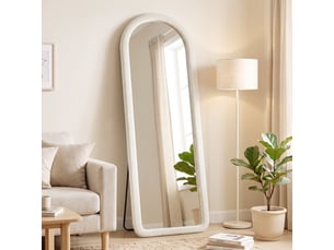 Miroir  à poser coloris blanc <strong></strong>  <strong></strong> - 60 cm x 4 cm