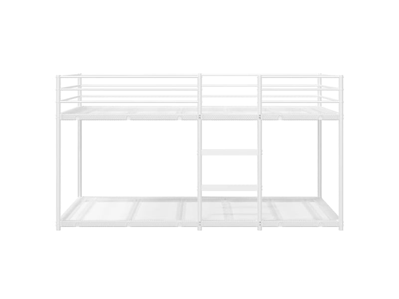  Lit simple- lit adulte -  lit superposé sans matelas blanc 80x200 cm acier  - Conforama D