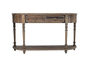 Console en bois marron 149x35x87 cm h